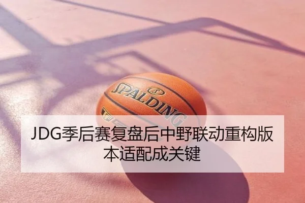 JDG季后赛复盘后中野联动重构版本适配成关键
